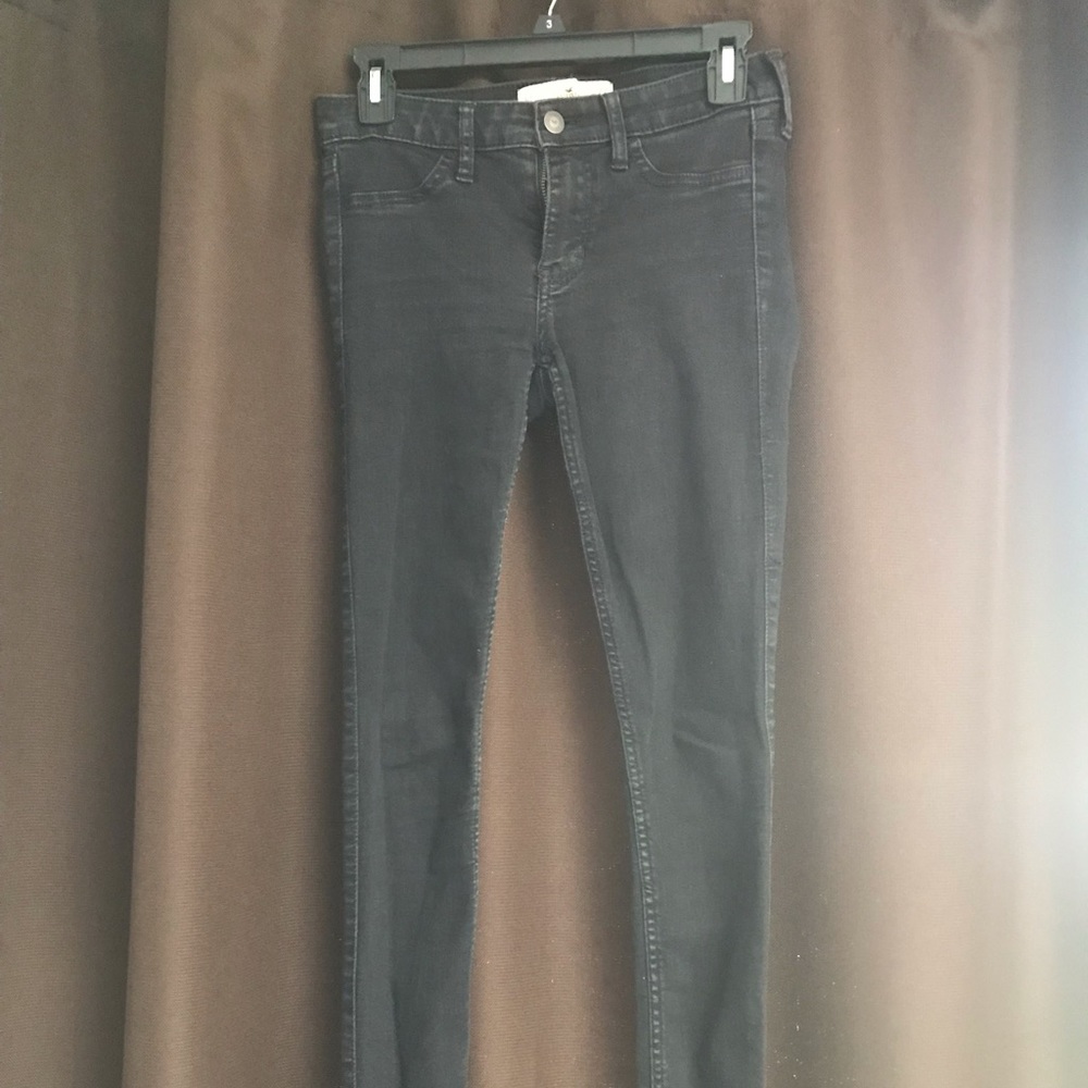 Hollister Super Skinny Black Jeans